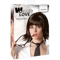 Cottelli ACCESSOIRES Perücke schwarz, fransig,