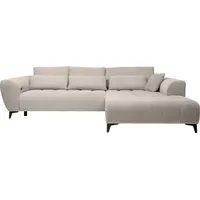 Werk2 Ecksofa WERK2 "Garay, XXL-Liegefläche: elektrisch ausziehbar auf ca.