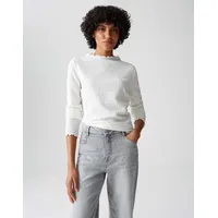 Opus Langarmshirt | SIRKEN Slim strukturiertes Longsleeve mit Kurbelkanten