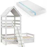 VitaliSpa Hausbett Teddy 90 x 200 cm Buche massiv