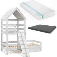 VitaliSpa Hausbett Teddy 90 x 200 cm Buche massiv