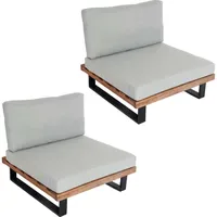 MCW Lounge-Sessel H54 2er-Set 0 x 0 x 0