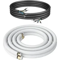 Kältebringer Kältemittelleitung 1/4 Zoll + 3/8 Zoll Montage-Set für