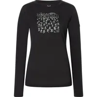 Super.natural Damen Free Ski Tickets Longsleeve (Größe M, schwarz)