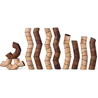 Frechling Konstruktionsspiel Loggos XL, Nuss/Buche, 75 Steine