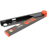 Stier Digitaler Winkelmesser SDW 450 LCD-Display ±0,1° Aluminium 450