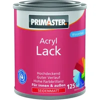 Primaster Acryl-Buntlack schokobraun seidenmatt 0,125 l