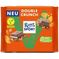 Ritter Sport Ritter-Sport Tafelschokolade Double Crunch, vegan, 100g