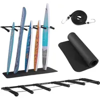 Vevor Surfbrett-Wandhalterung (5 Ebenen) vertikales Surfbrett-Rack Aufhänger zur Aufbewahrung