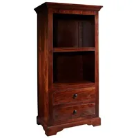 Massivmoebel24 Bücherregal 68 x 44 x 140 cm Braun