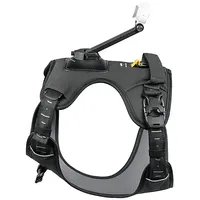 INSTA360 857821, Haustiergeschirr-Halterung Größe L, Schwarz