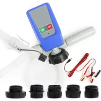 Wiltec batteriebetriebene Transferpumpe, selbstansaugende Kraftstoffförderpumpe 12 V, Umfüllpumpe mit