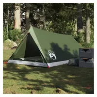 VidaXL Kuppelzelt Campingzelt Olivgrün