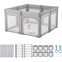 Vevor Baby Laufstall, 120 x 120 cm, Spielstall, Spielplatz