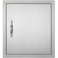Vevor Grill-Zugangstür 457 x 508 mm Edelstahl Silber