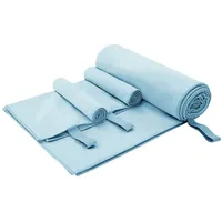 VidaXL Sporthandtuchset 3-tlg. blau
