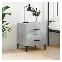 VidaXL Nachtschrank Betongrau 40 x 35 x 47,5 cm