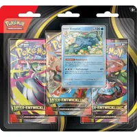 Pokémon Mega-Entwicklung: Entoron 1 holografische Promokarte + 3 Boosterpacks