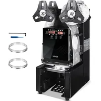 Vevor Becherversiegelungsmaschine, 500–650 Tassen/h, Verschließmaschine für 190 mm hohe