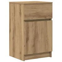 VidaXL Nachtschrank Artisan-Eiche 39 x 35 x 65 cm