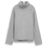 Tom Tailor Strickpullover Silber Grau M