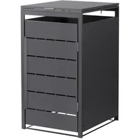 ML-Design Mülltonnenbox 68 x 80 x 120 cm anthrazit