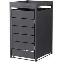 ML-Design Mülltonnenbox 68 x 80 x 124 cm anthrazit