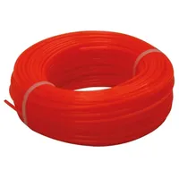 Toolland Trimmerfaden Nylon rot 2,4 mm 25 m