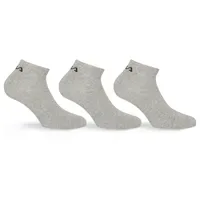Fila UNISEX INVISIBLE PLAIN SOCKS 3-Paar Grau 35-38