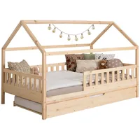 TICAA Hausbett Kay 100 x 200 cm Kiefer massiv