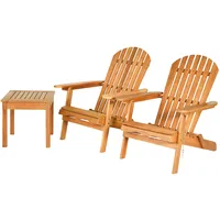 Costway Adirondack Gartensessel 61 x 96 x 33 cm