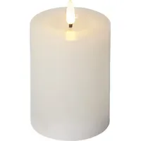 Star Trading LED-Wachskerze 13 cm weiß