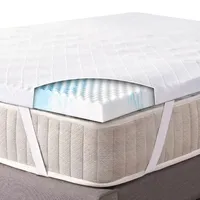 Wenta Topper 5-Zonen Gel-Memory-Foam 140 x 200 cm blau