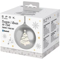 Bigben Interactive EPOK Weihnachtskugel siber