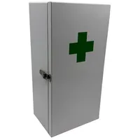 Relaxdays XXL Medizinschrank Weiß,Grün