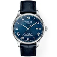 TISSOT T006.407.16.043.00 Herrenuhr Automatik Le Locle 39 mm Blau