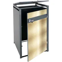 Proregal Mülltonnenbox 117 x 68 x 80 cm gold