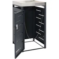 Proregal Mülltonnenbox 110 x 60 x 62 cm anthrazit