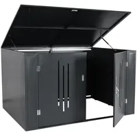 Proregal Fahrradgarage, 4er 121x202x150cm Anthrazit