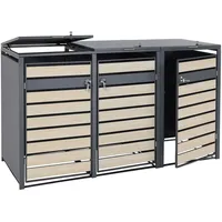 Proregal Mülltonnenbox XL 117 x 215 x 98 cm
