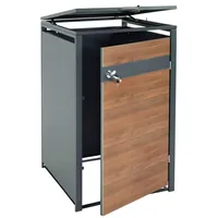 Proregal Mülltonnenbox 117 x 68 x 80 cm braun