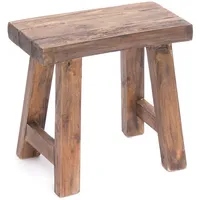 DESIGN DELIGHTS Hocker, Natur, Holz 42x41x29 cm, Wohnzimmer, Hocker,