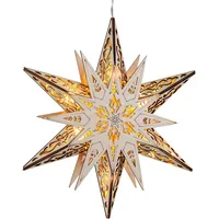 Weihnachten Weihnachtsstern aus Holz, Ø 30 cm