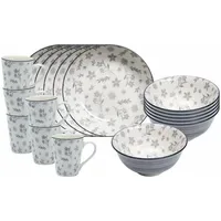 Ritzenhoff & Breker Sendai Frühstücks-Set 18-tlg. grau floral