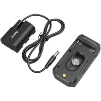 SmallRig 4340 NP-F Batterie-Adapter- Montageplattenkit+LP-E6NH Dummy+Kabel