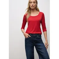 STREET ONE Basic Shirt 'Style Pania' rot, | Gr.: