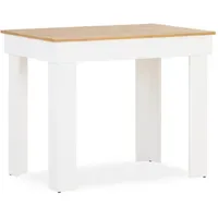Homestyle4u Küchentisch 90 x 73 x 60 cm weiß