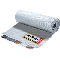 Kadax Sichtschutz für Balkon, Terrasse, Zaun, 0.9x7m, Hellgrau