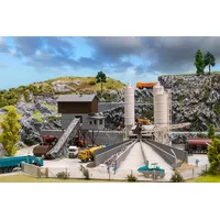 FALLER 222228 - Betonmischwerk mit Kies-Verladesilo - Spurweite N