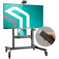 ONKRON TV Ständer rollbar für 50-100 Zoll TVs bis